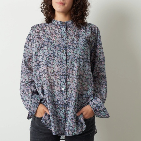 Isabel Marant Tops - Isabel Marant Multicolor Floral Blouse long sleeve button front size 34
